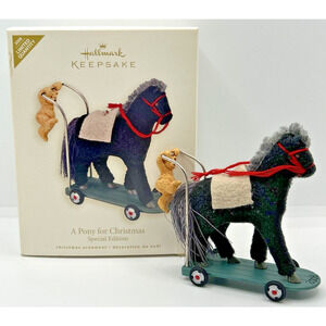 2008 Hallmark A Pony for Christmas Special Edition Keepsake Ornament U59